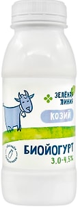 Изображение товара Биойогурт Зеленая линия из козьего молока 3%-4.5% 230мл