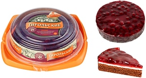 Изображение товара Пирог Тирольские пироги Вишневый 610г
