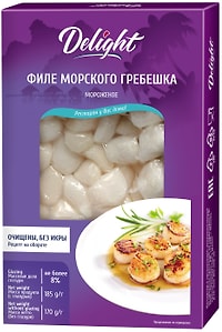 Изображение товара Гребешки Delight очищенные 185г