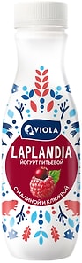 Изображение товара Йогурт питьевой Laplandia с малиной и клюквой 2.5% 260г