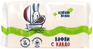 Изображение товара Вафли Зеленая Линия с какао 150г