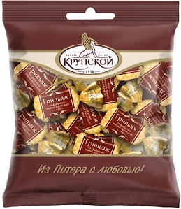 Изображение товара Конфеты КФ Крупской Грильяж 200г
