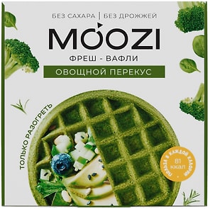 Изображение товара Фреш-вафли Moozi Овощной перекус 100г