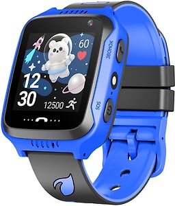 Изображение товара Умные часы Leef Pulsar детские Черно-синие + SIM-карта