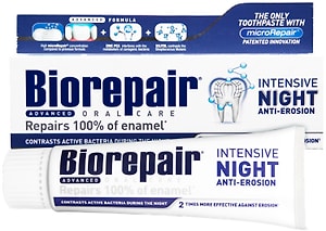 Изображение товара Зубная паста Biorepair Intensive Night Repair Ночное восстановление 75мл