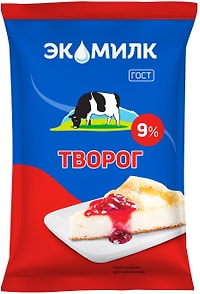 Изображение товара Творог Экомилк 9% 180г