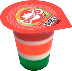 Изображение товара Десерт Джелео многослойный с соком вишня-персик-яблоко 150г