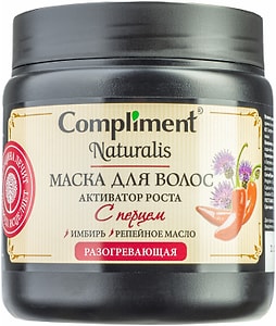 Изображение товара Маска для волос Compliment Naturalis Активатор роста с перцем 500мл