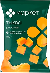 Изображение товара Тыква Маркет резаная быстрозамороженная 400г