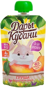 Изображение товара Пюре Дары Кубани Груша 90г