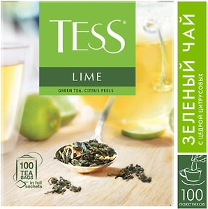 Изображение товара Чай зеленый Tess Lime 100*1.5г