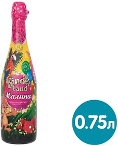 Изображение товара Напиток Kinder Land Малина 750мл