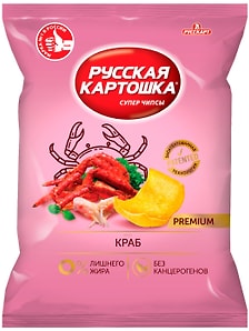 Изображение товара Чипсы Русская картошка Краб 190г