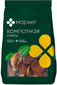 Изображение товара Смесь компотная Маркет из сухофруктов 500г