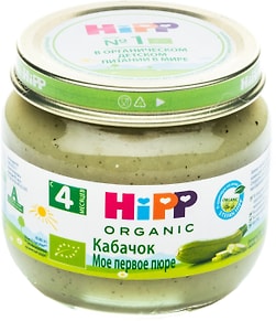 Изображение товара Пюре Hipp Мое первое пюре Кабачок 80г