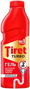 Изображение товара Гель для устранения засоров Tiret Turbo 1л