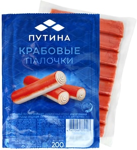 Изображение товара Крабовые палочки Путина 200г