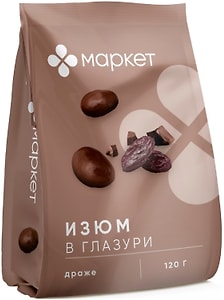 Изображение товара Драже Маркет Изюм в глазури 120г