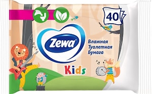 Изображение товара Туалетная бумага Zewa влажная детская 40шт