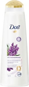 Изображение товара Бальзам-ополаскиватель для волос Дав Густые и сильные с лавандой и розмарином 350мл