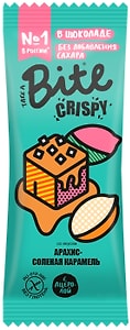 Изображение товара Батончик Take a Bite Crispy Арахис-Соленая Карамель 45г