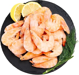 Изображение товара Креветки королевские 50/70 замороженные весовые 0.4-0.6 кг