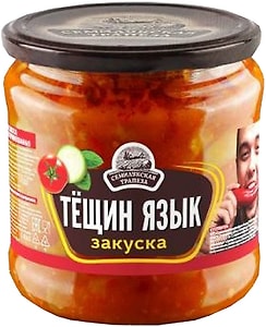 Изображение товара Закуска Семилукская Трапеза Тещин язык 460г