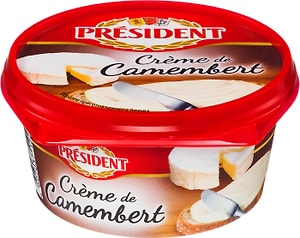 Изображение товара Сыр плавленый President Creme de Camembert 50% 125г