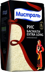 Изображение товара Рис Мистраль Басмати Extra Long 500г