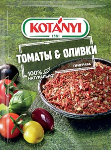 Изображение товара Приправа Kotanyi Томаты & Оливки 20г