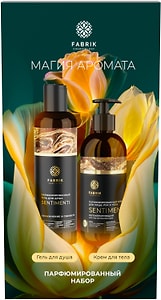 Изображение товара Подарочный набор Fabrik Cosmetology Sentimenti Магия аромата Гель для душа 250мл + Крем для тела 250мл