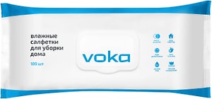 Изображение товара Салфетки влажные Voka для уборки дома 100шт