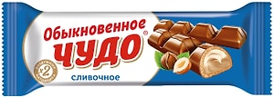Изображение товара Батончик Обыкновенное чудо сливочный 55г