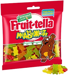Изображение товара Мармелад Fruittella жевательный Медвежата 150г