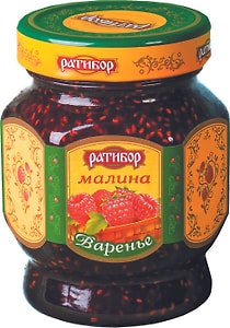 Изображение товара Варенье Ратибор Малина 360г