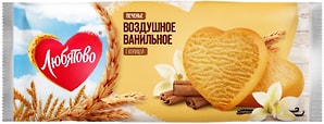 Изображение товара Печенье Любятово Воздушное ванильное с корицей 200г