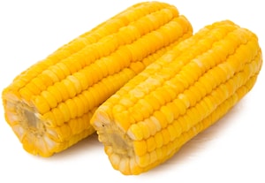 Изображение товара Кукуруза сладкая в початках вареная 2шт упаковка