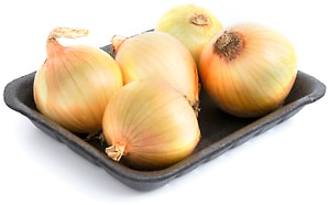 Изображение товара Лук репчатый на подложке 600г упаковка 