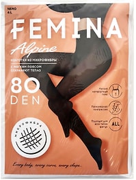Изображение товара Колготки Femina Alpine с шортиками 80 Размер 4-L