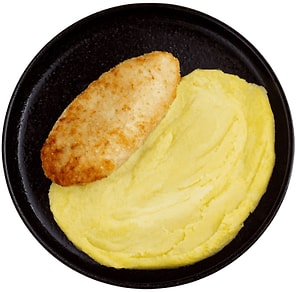 Изображение товара Котлета куриная Перекресток Select с картофельным пюре 250г