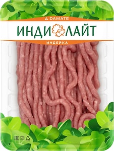 Изображение товара Фарш Индилайт Два Мяса индейка-говядина 400г