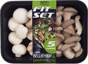 Изображение товара Мини вешенки и шампиньоны 150г