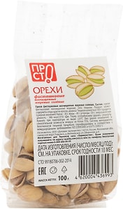 Изображение товара Фисташки ПРОСТО жареные соленые 100г
