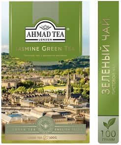 Изображение товара Чай зеленый Ahmad Tea с жасмином 100г