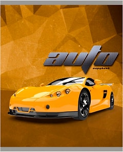 Изображение товара Тетрадь в клетку Listoff на скрепке 40л