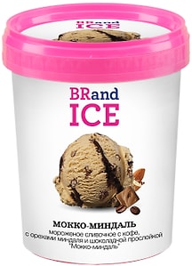 Изображение товара Мороженое BRandICE сливочное Мокко-Миндаль 600г
