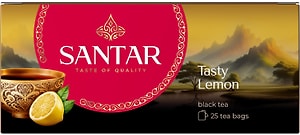 Изображение товара Чай черный Santar с ароматом лимона 25*1.5г