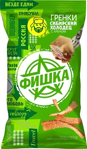 Изображение товара Гренки Фишка Сибирский холодец с хреном 120г