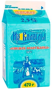 Изображение товара Снежок Вологжанка сладкий 2.5% 470мл