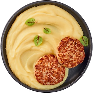 Изображение товара Котлеты Перекресток Select куриные с картофельным пюре 450г